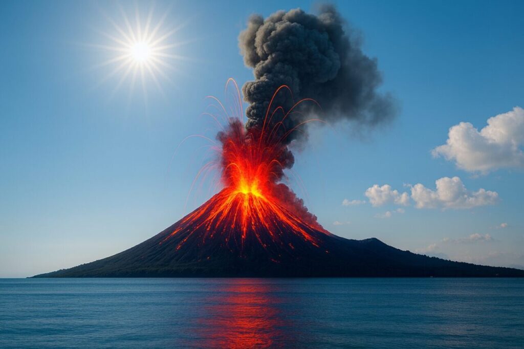 火山と太陽の活動