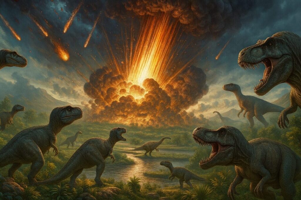 隕石の地球衝突による恐竜絶滅