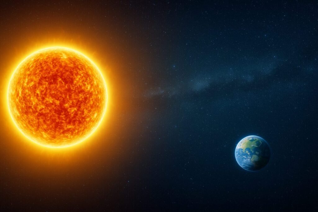 地球と太陽の関係